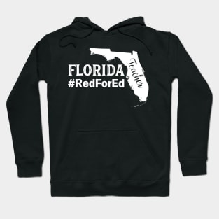 Florida Shirt Red For Ed Support Teacher Protest Tshirts Hoodie